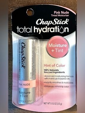 CHAPSTICK Total Hydration Moisture Tint ~ PINK NUDE ~ NEW SEALED